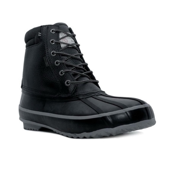 NAUTICA Mens Duck Waterproof Shell Snow & Rain Boot sz 12 Wide NEW # Box H332 - Picture 1 of 7